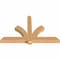 Ekena Millwork Redmond Smooth Timber Gable Bracket, Western Red Cedar, 72"W x 45"H x 5 1/2"D x 5 1/2"F, 15/12 Pitch GBW072X45X0606RED00SWR - alternate 4